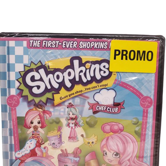 Shopkins DVD Chef Club First Ever Shopkins DVD Childrens DVDS Movies SEALED NEW - Picture 2 of 10